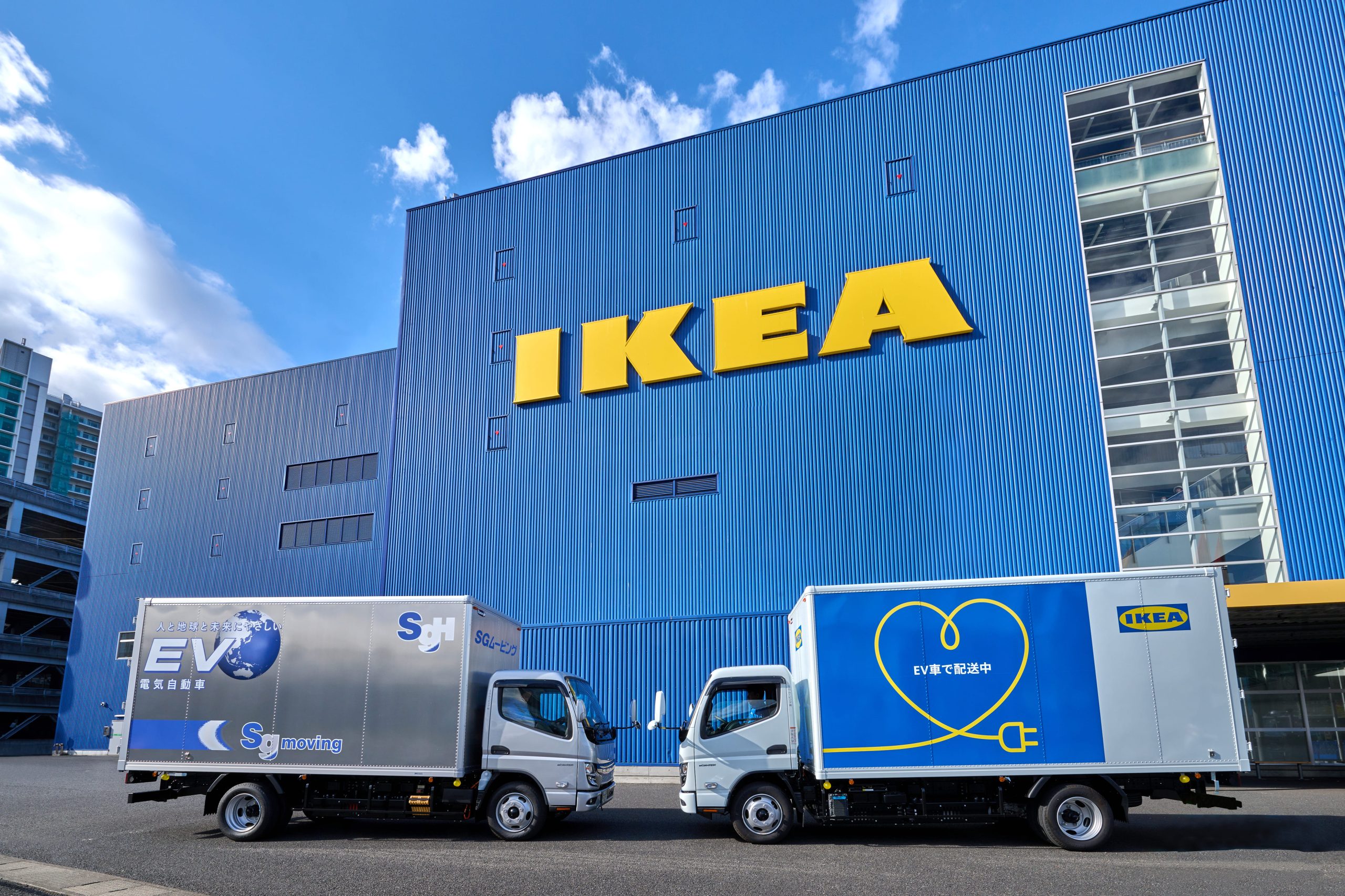 イケア・ジャパンと連携してEVトラックを追加導入